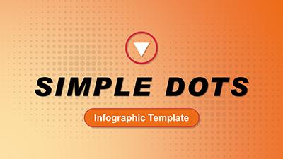 Simple Dots PowerPoint Template layout preview.