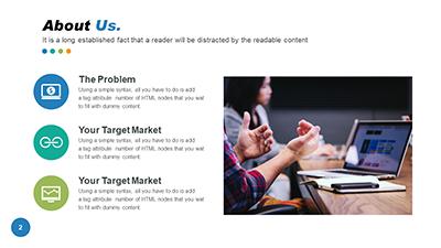 Slide 2 layout from the Trending Up presentation deck.