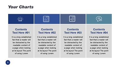 Slide 3 layout from the Pro Tech Template presentation deck.