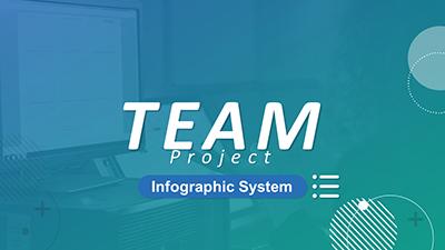 Team Project PowerPoint Template layout preview.