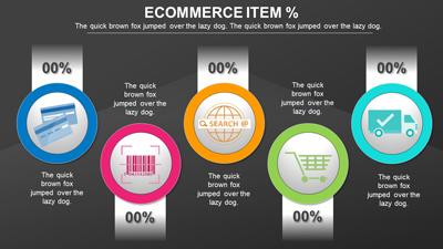 Slide 2 layout from the Ecommerce Pay PowerPoint Template presentation deck.