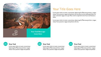 Slide 3 layout from the Pro Travel PPT Template presentation deck.
