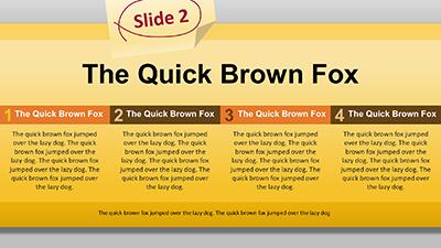 Slide 2 layout from the Pencil Educator PowerPoint Slides presentation deck.