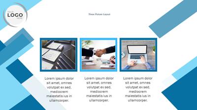 Slide 3 layout from the Light Bulb Slants PowerPoint Design presentation deck.