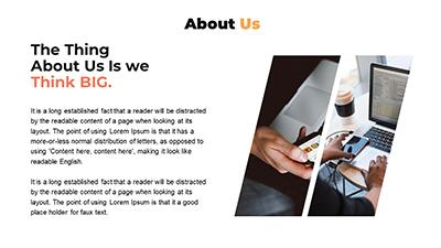 Slide 2 layout from the Visual Standout presentation deck.
