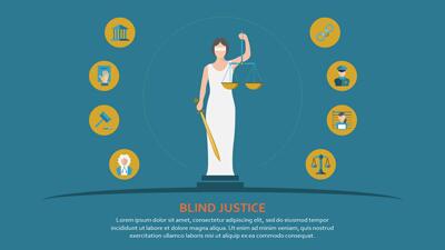 Slide 2 layout from the Court of Law Template Slides for PowerPoint presentation deck.