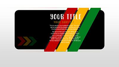 Slide 2 layout from the Black History Month PowerPoint Theme presentation deck.