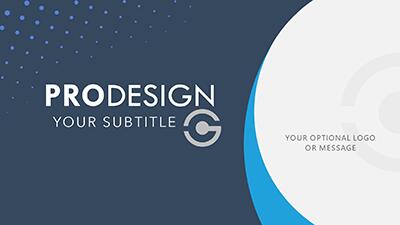 Pro Design Curve PowerPoint Template layout preview.