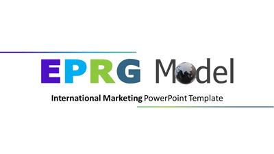 EPRG Marketing Model PowerPoint Template layout preview.
