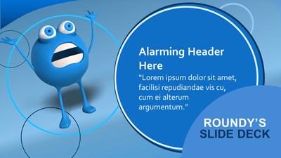 Roundy Slide Deck PowerPoint Template layout preview.