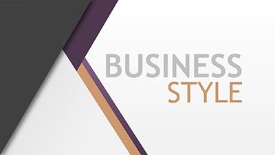 Business Style PowerPoint Template layout preview.
