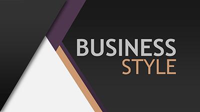 Slide 2 layout from the Business Style presentation deck.