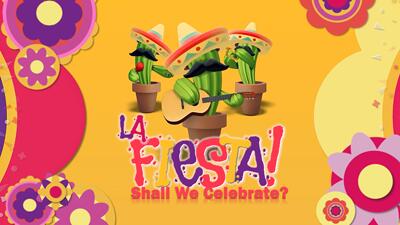 La Fiesta PowerPoint Template layout preview.