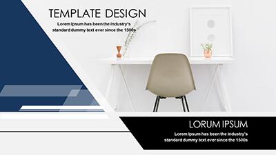 Slide 2 layout preview from the Professional Template Design deck.