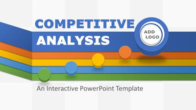Competitor Analysis PowerPoint Template layout preview.