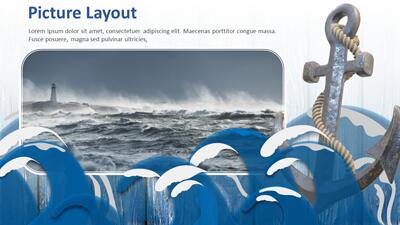 Slide 2 layout from the 3D Anchor Template Slide for PowerPoint presentation deck.