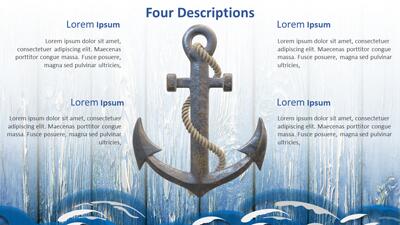 Slide 3 layout from the 3D Anchor Template Slide for PowerPoint presentation deck.