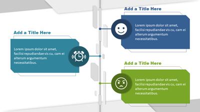 Slide 3 layout from the Vertical Push PowerPoint Timeline Template presentation deck.