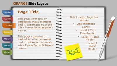 Slide 3 layout from the Interactive Notebook Page Slides for PowerPoint presentation deck.