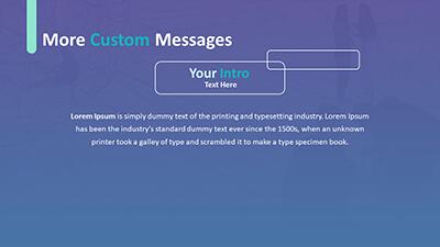 Slide 3 layout from the Simple Gradient PowerPoint Slides presentation deck.