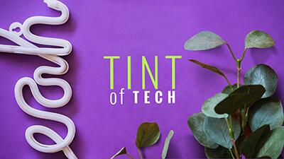 Tint Of Tech PowerPoint Template layout preview.
