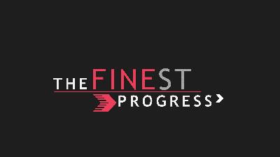 Finest Progress PowerPoint Template layout preview.