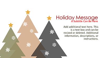 Slide 2 layout from the Seasons Greetings PowerPoint Theme presentation deck.