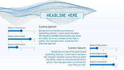 Slide 3 layout from the Medical Wave PowerPoint Infographics presentation deck.