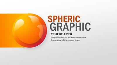Spheric Graphic PowerPoint Template layout preview.