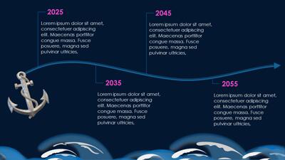 Slide 2 layout from the Timeline Array PowerPoint Toolkit presentation deck.