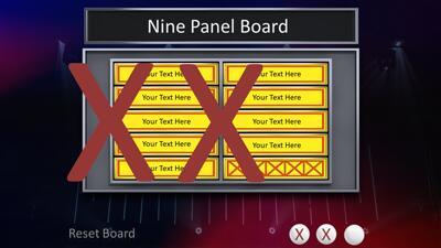 Slide 2 layout from the Interactive Question & Answer Feud PowerPoint Game presentation deck.