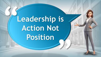 Slide 3 layout from the Businesswoman Lead the Pack Leadership PowerPoint presentation deck.