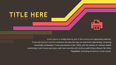 Slide 3 layout from the Retro Bloom presentation deck.