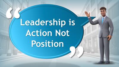 Slide 3 layout from the A Businessman Leads the Pack -  Leadership PowerPoint presentation deck.
