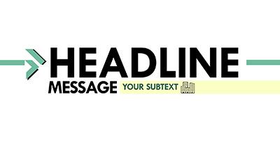 Headline Report PowerPoint Template layout preview.