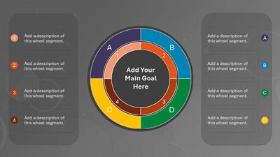 Slide 2 layout from the Circle Data Rings PowerPoint Diagrams presentation deck.