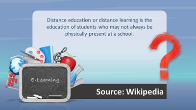 Slide 3 layout from the Animated E-Learning PowerPoint Theme presentation deck.