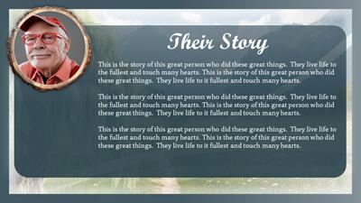 Slide 2 layout from the Rings of Life Celebration PowerPoint Slides presentation deck.