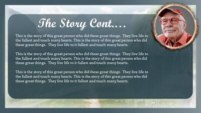 Slide 3 layout from the Rings of Life Celebration PowerPoint Slides presentation deck.