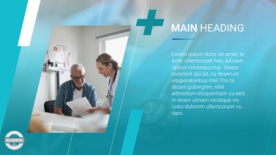 Slide 3 layout from the Healthcare & Medical PowerPoint Theme presentation deck.