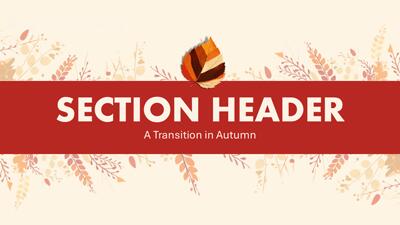 Slide 3 layout from the Autumn Harvest PowerPoint Themed Slides presentation deck.