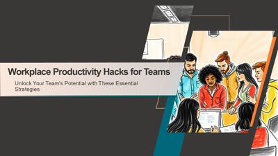 Workplace Productivity PowerPoint Template layout preview.