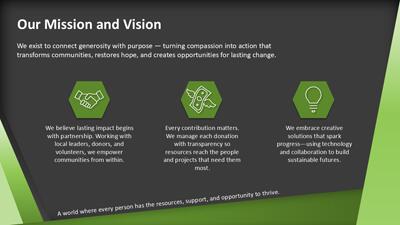 Slide 2 layout from the Fundraising Impact PowerPoint Template – Editable Slides for Nonprofits and Beyond presentation deck.