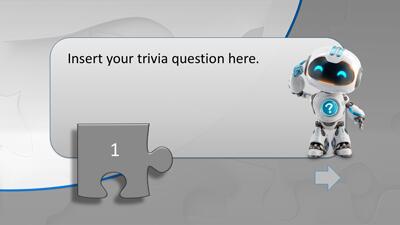 Slide 2 layout from the 16 Puzzle Pieces Picture Reveal Game PowerPoint Template presentation deck.