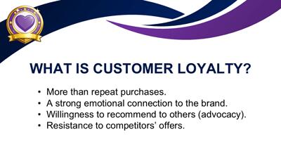 Slide 2 layout from the Customer Loyalty Presentation Template for Business Growth presentation deck.