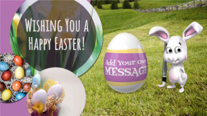 Easter Bunny motion graphic preview.
