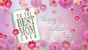 Mothers Day Flowers motion graphic preview.