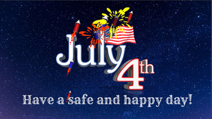 Fourth Of July motion graphic preview.
