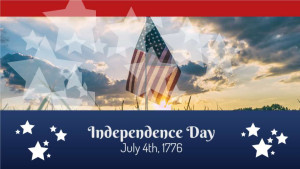 Independence Day motion graphic preview.