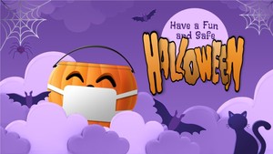 Safe Halloween motion graphic preview.